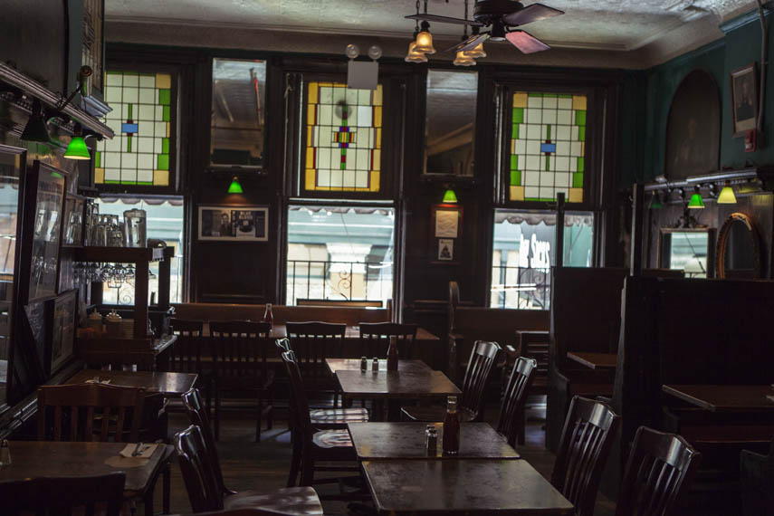 Old Town Bar Manhattan Sideways